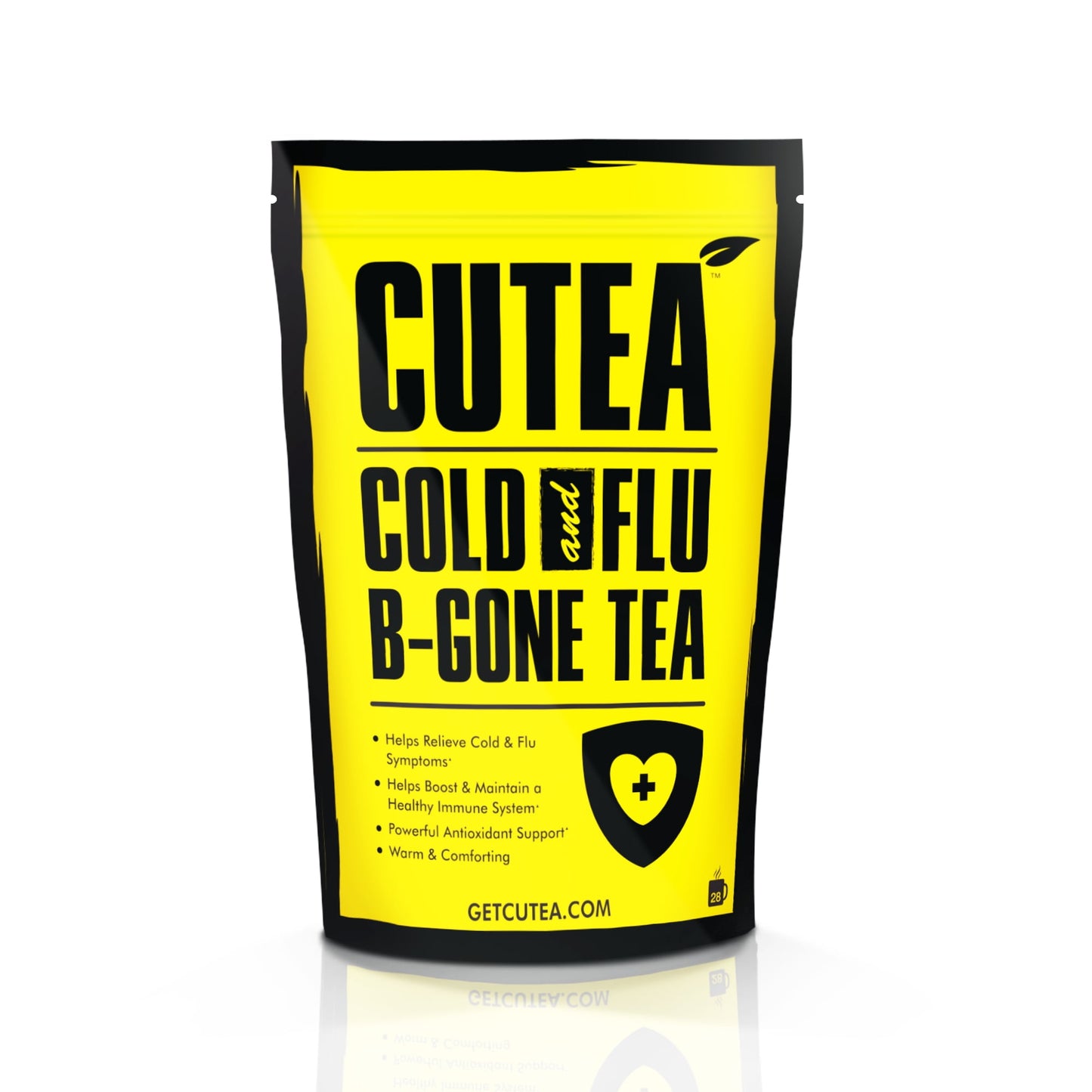 CUTEA Cold and Flu B-Gone Tea: 28 Days Serving - Relieve Cold & Flu Symptoms, Boost & Maintain a Healthy Immune System, and Powerful Antioxidant Support