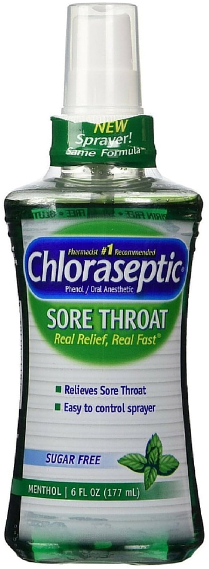 Chloraseptic Sore Throat Spray, Menthol 6 oz (Pack of 4)