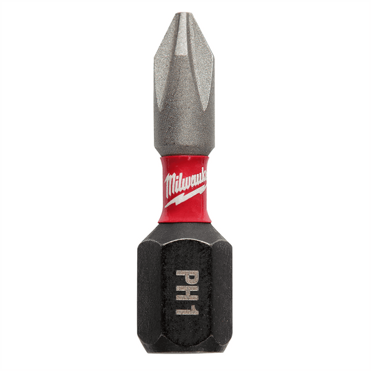 Milwaukee Tool SHOCKWAVE Impact Square Recess #1 Insert Bits (25 PK)