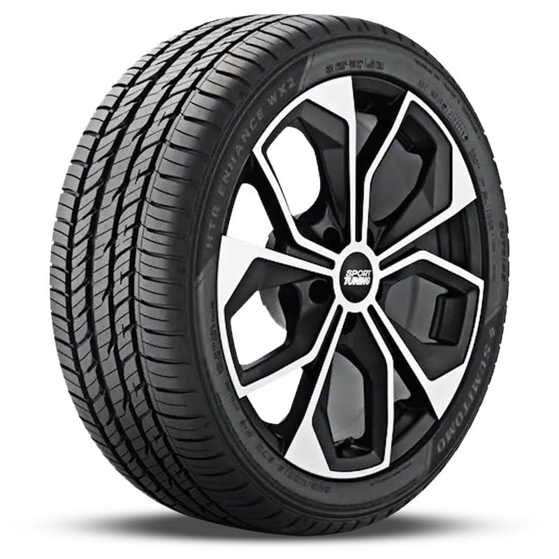 1 Sumitomo HTR Enhance WX2 245/40R19 98W All Season Performance Tires 55K MILE ENW81 / 245/40/19 / 2454019 Fits: 2016-23 Chevrolet Malibu LT, 2013-15