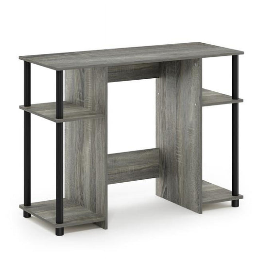 15112 JAYA Compact Computer Study Desk, French Oak Grey & Black