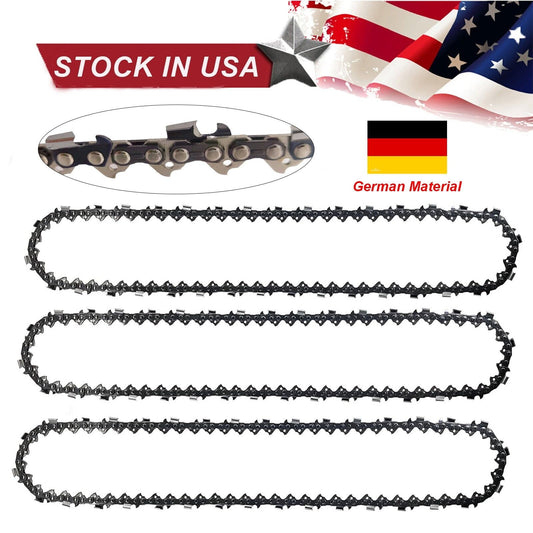 16 Inch Chainsaw Chain 3 Pack - Q66 - .050" Gauge,.325" Pitch, 66 Drive Links Low-kickback fits Husqvarna H30-66, SPG33, Echo, Homelite, Poulan, Remington