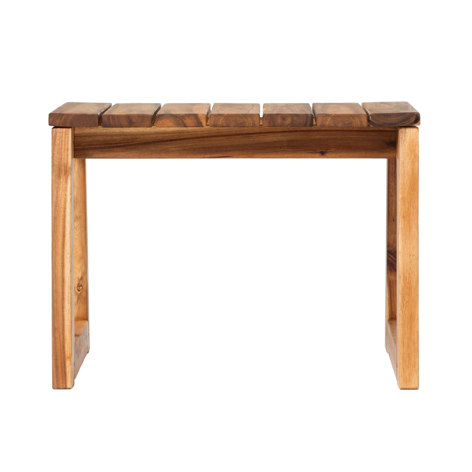 Modern Solid Wood Outdoor Side Table