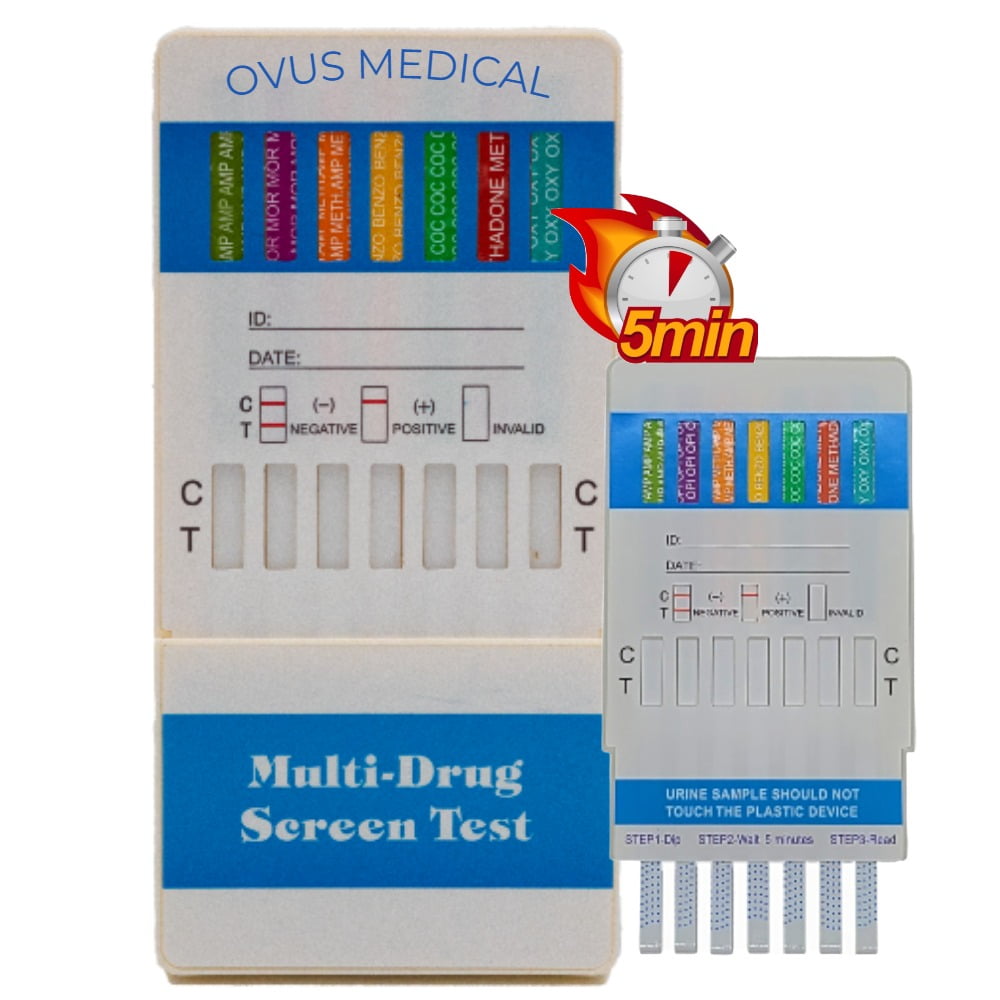 13 Panel Urine Dip Drug Test w/ Fentanyl (QTY 10) Same Day Ship M-F Ovus Medical