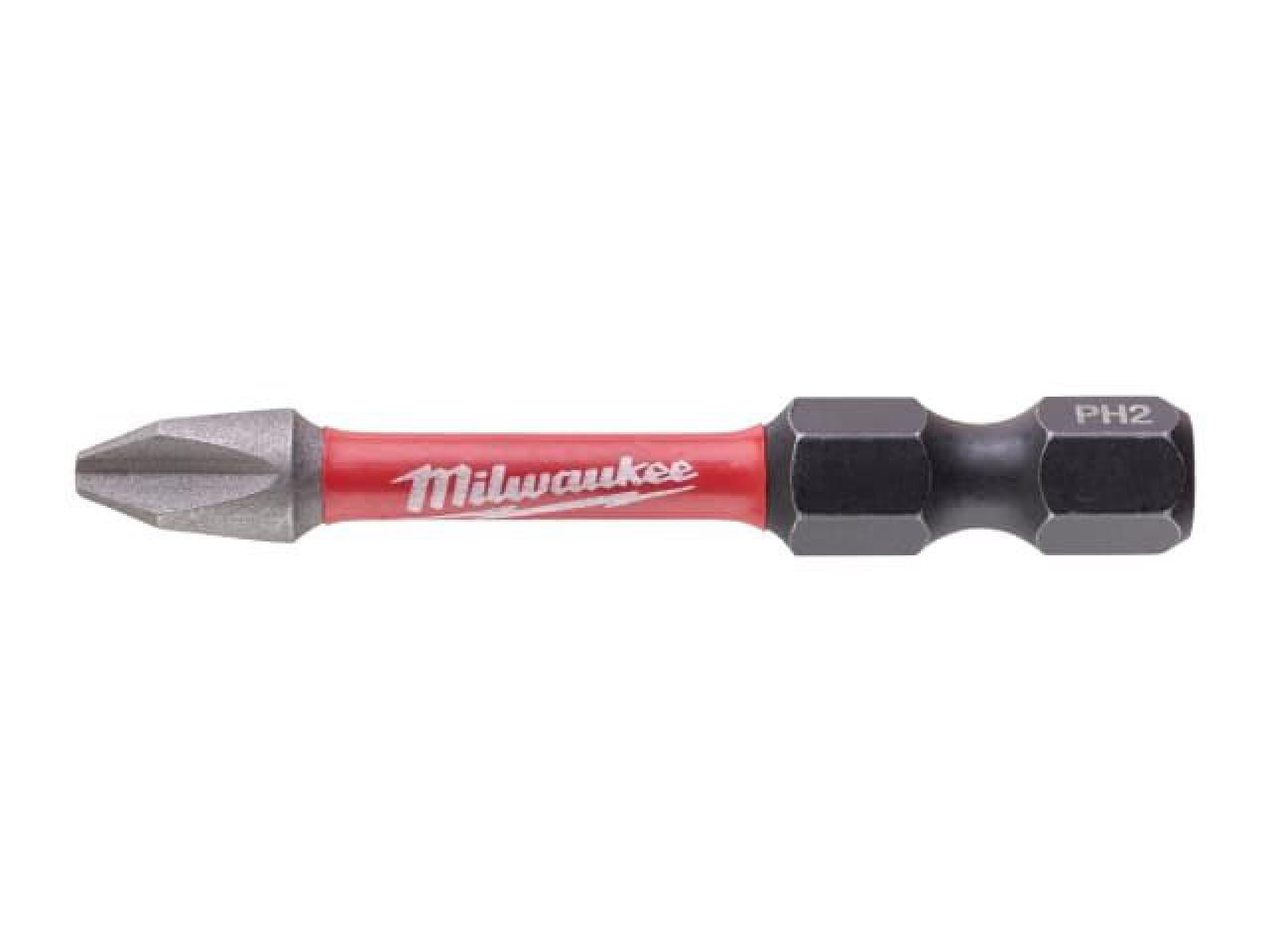 Milwaukee - SHOCKWAVE™ Impact Duty Bits PH2 x 50mm (Pack 10)