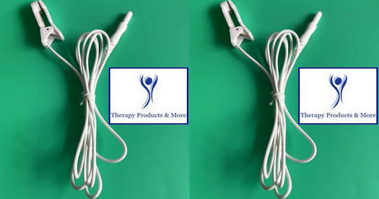 2 Healy Compatible Ear clip cable electrodes Pair