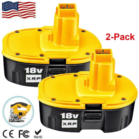 2-Pack 18 Volt 4.0Ah XRP Ni-MH Battery for DeWalt DC9096-2 DC9098 DC9099 DW9096