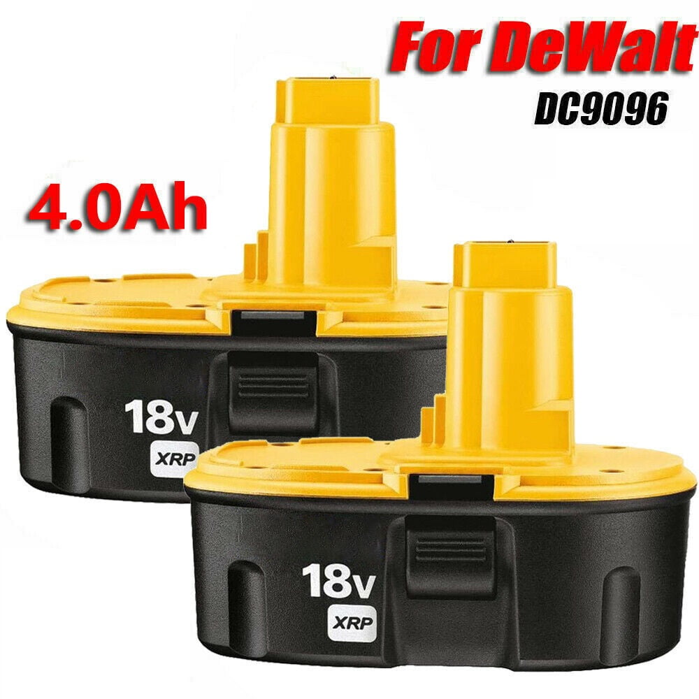 2 Pack 18 Volts XRP 4.0AH Battery for Dewalt DC9096-2 DC9098 DC9099 DC9096 DW9096(GENERIC)