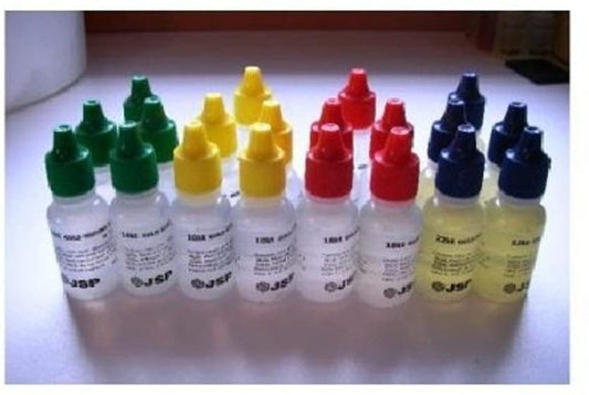 20 JSP Gold Analyzer Test Acids- 10k, 14k, 18k, 22k 5 Bottles of Each Karat