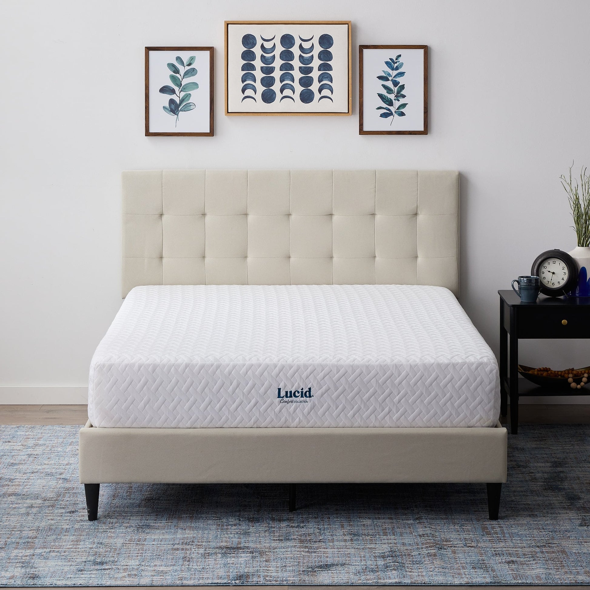 10-inch Med Firm Gel Memory Foam Mattress-Twin XL