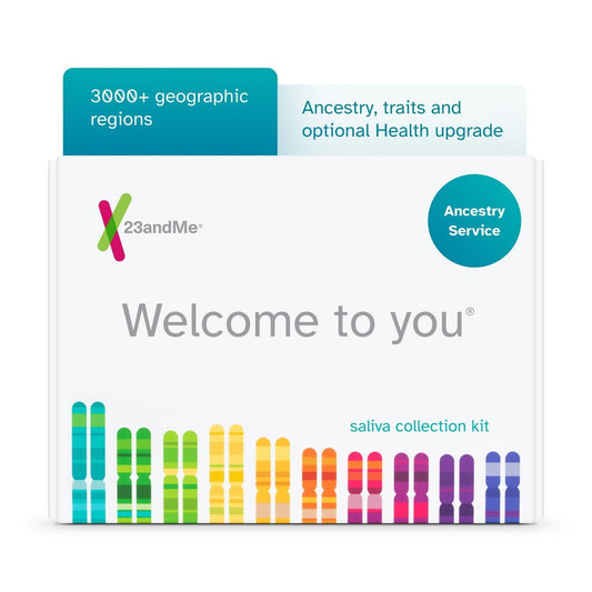 23andMe Ancestry Service - DNA Test Kit with 3000+ Geographic Regions, Family Tree & Trait Reports