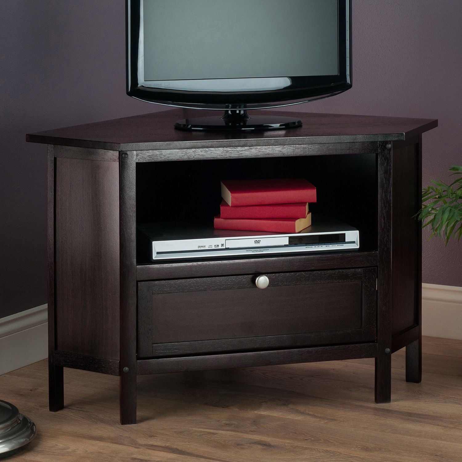 Winsome Zena Corner TV Stand