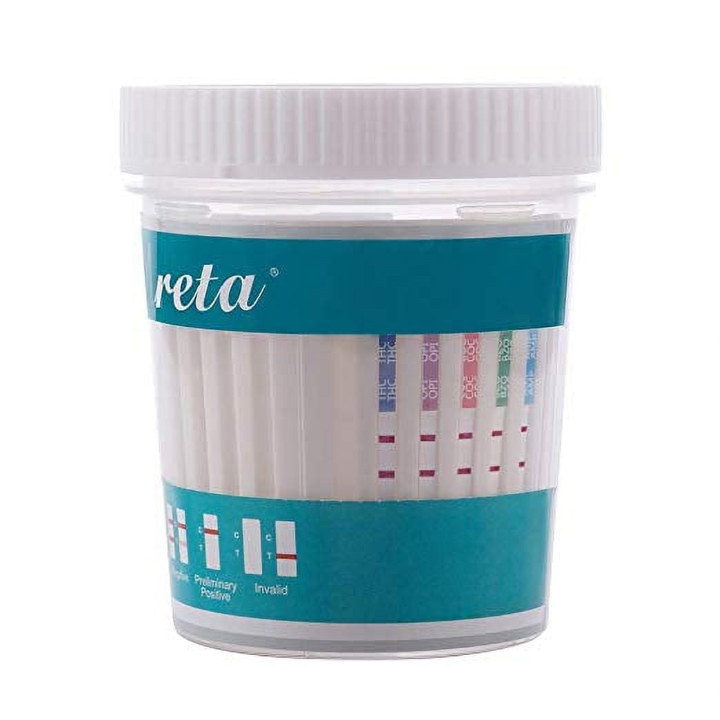 (25 Pack) Areta 5 Panel Instant Home Urine Drug Test Cup ACDOA-754