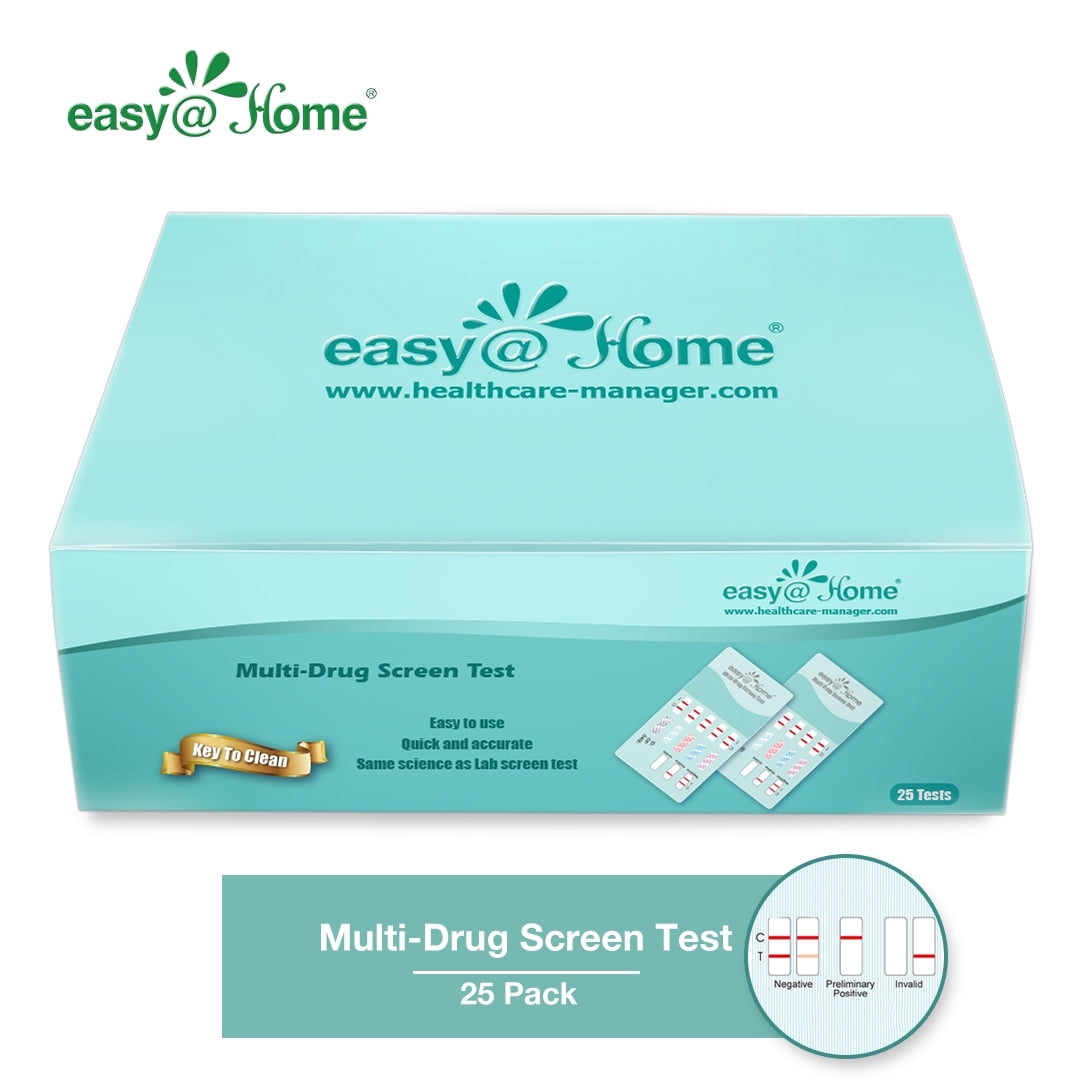 (25 Pack) Easy@Home 5 Panel Instant Urine Drug Test EDOAP-254