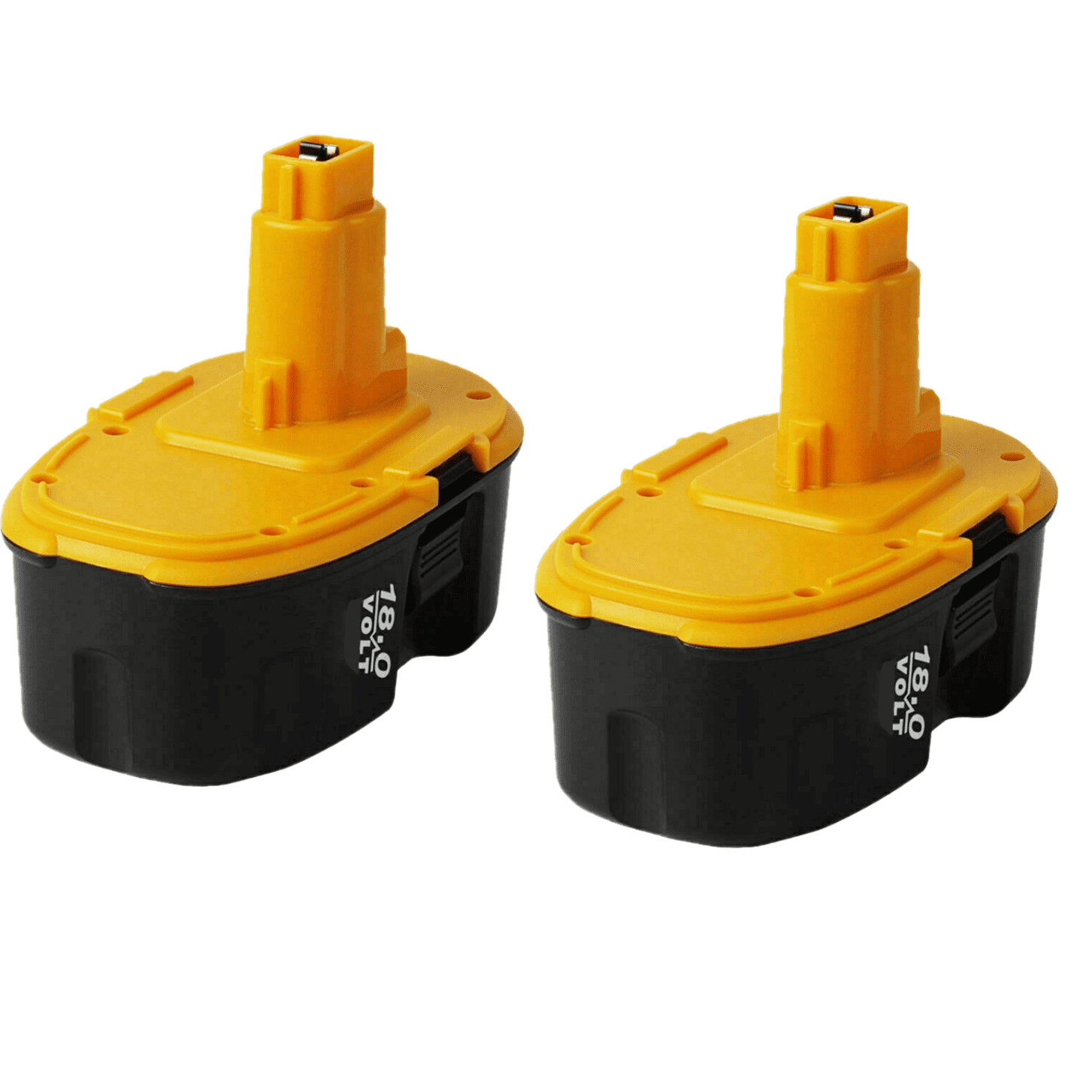 2Pack for DeWalt DC9096 Battery 18V 5500mAh Ni-MH Yellow&Black DC9099 DC9098 DW9095 DW9096