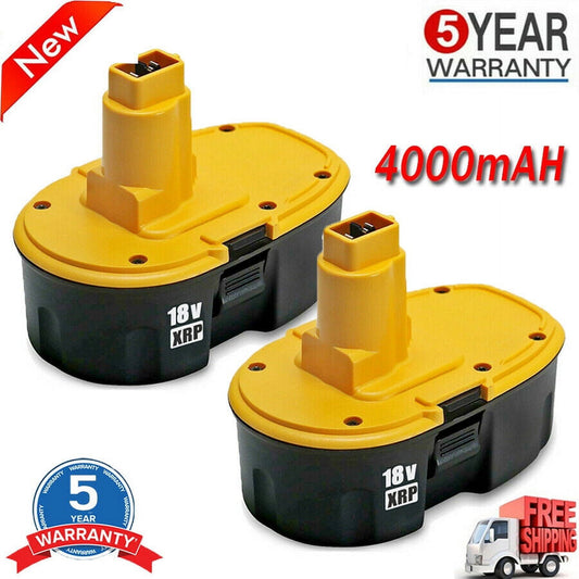 2X 4.0AH For Dewalt DC9096-2S 18V XRP Battery DC9098 DC9099 DW9095 DW9096 DE9098