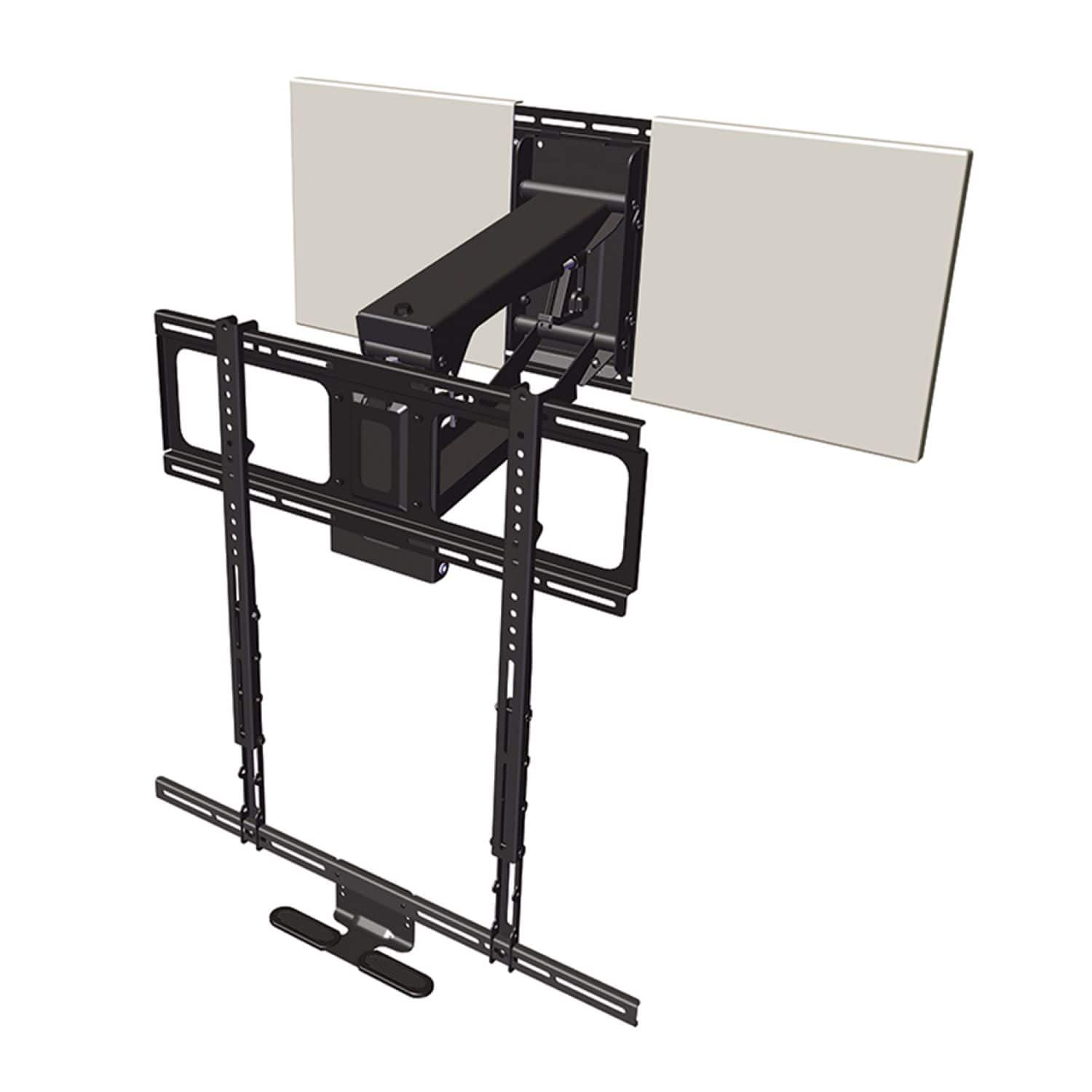 Pull Down TV Wall Mount for Most 45" - 90" TVs