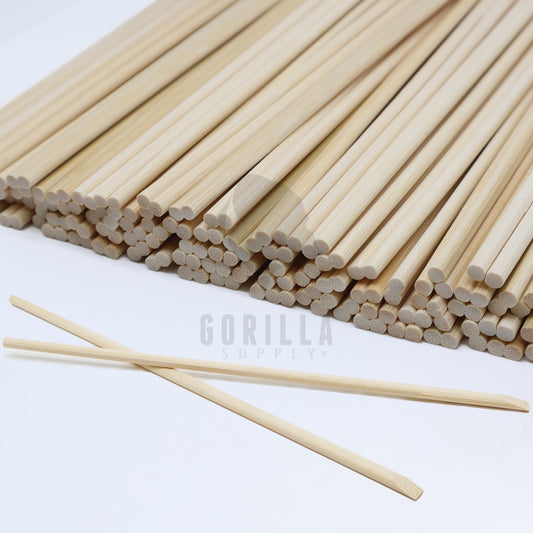 [3000 Bulk] Gorilla Supply Premium Disposable Bamboo Chopsticks 8.27 Inches - Tensoge Style Eco-Friendly Chopstick for Asian Restaurants Korean, Chinese, Japanese and More, 30 Bags of 100 - 3000 Pairs