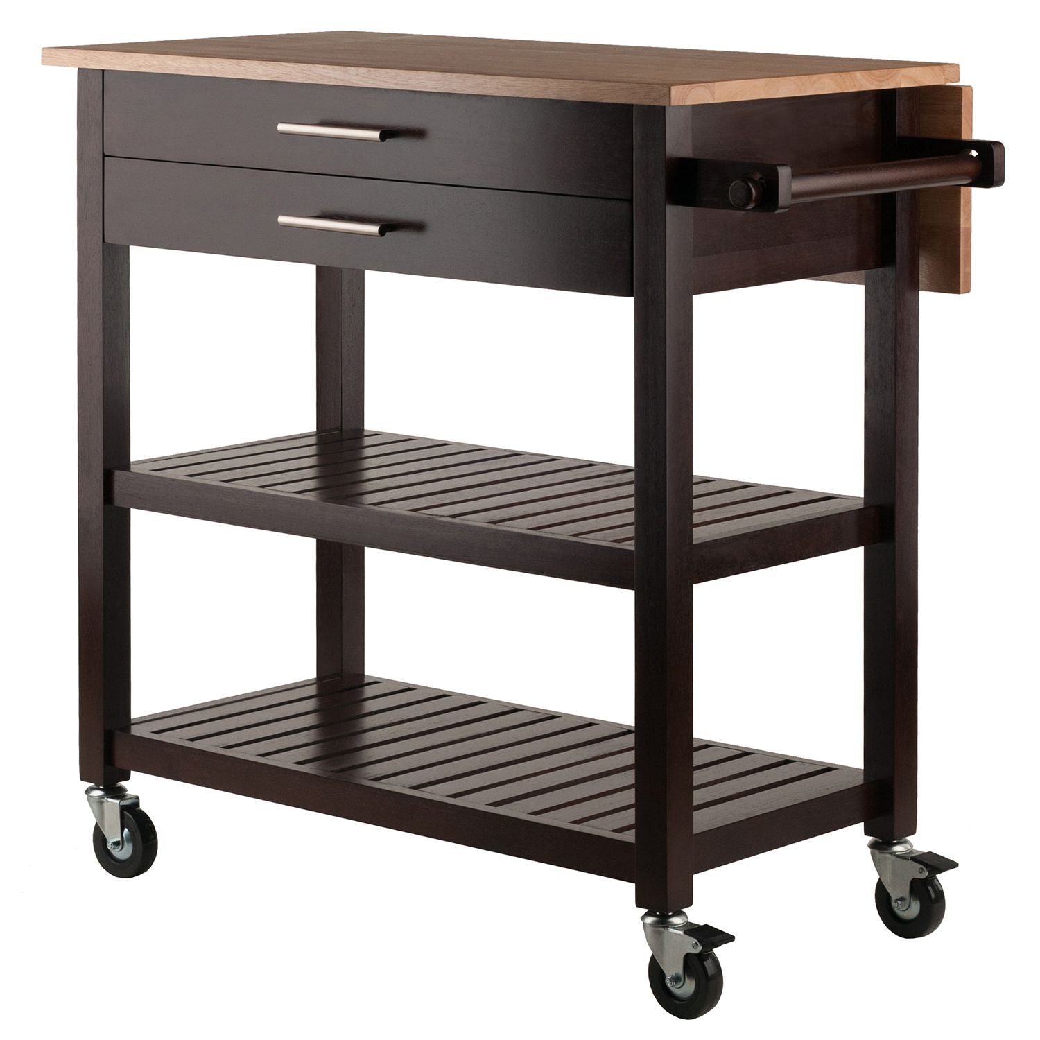 Winsome Langdon Rolling Kitchen Cart