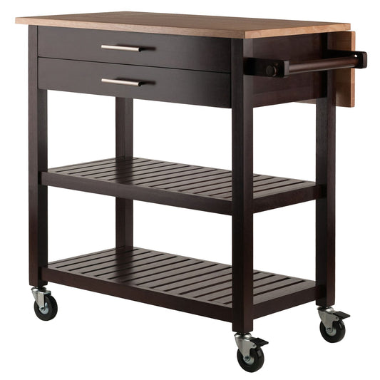 Winsome Langdon Rolling Kitchen Cart