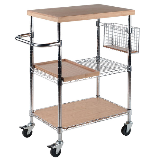 Winsome Madera Rolling Kitchen Cart