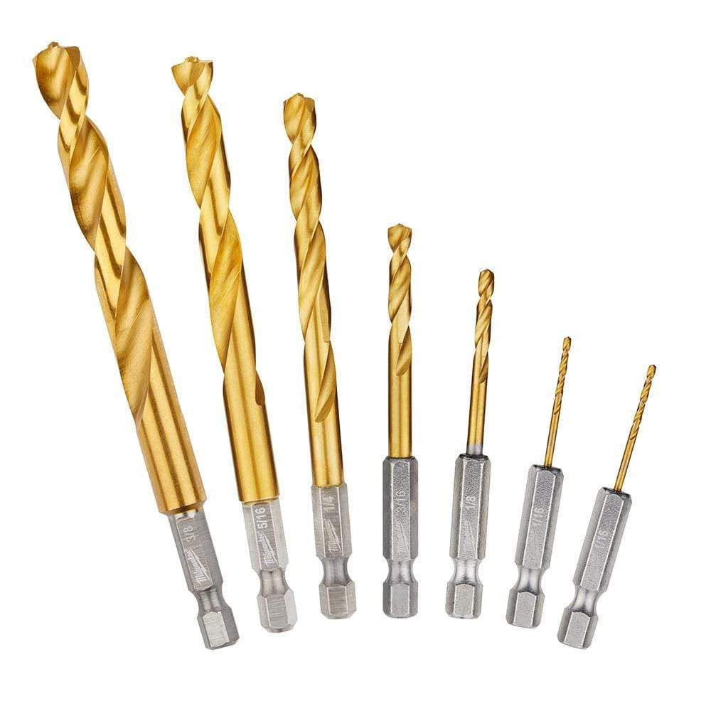 SHOCKWAVE Impact Duty Titanium Drill Bit Set (7-Piece)