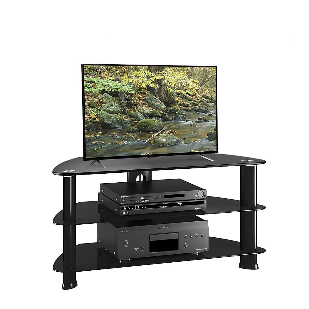 Glass TV Stand, for TVs up to 43"