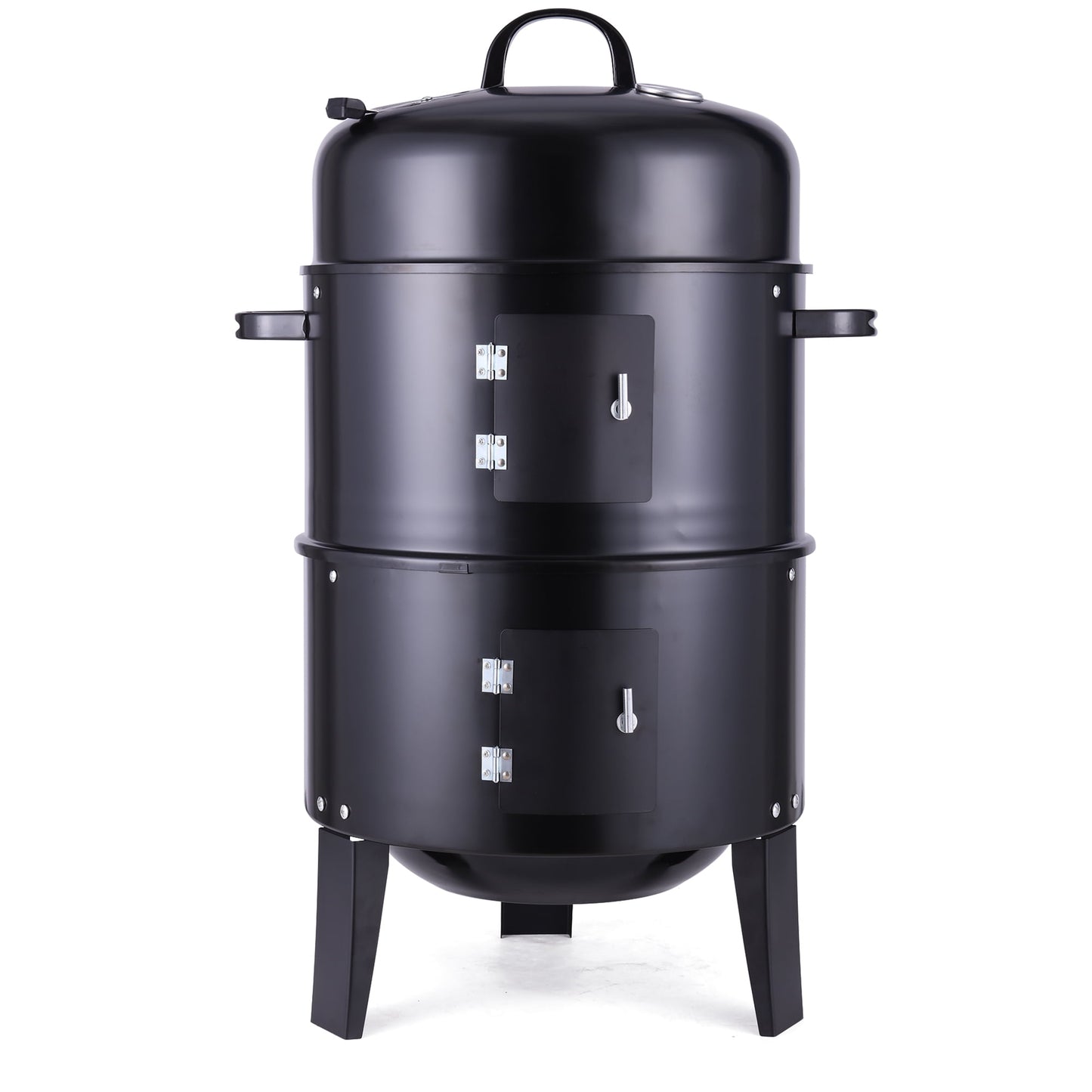 Outdoor BBQ Grill, Barrel Charcoal Grill, Camping Barbecue Grill for Patio Backyard Garden Picnic