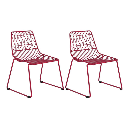 Acessentials Kids Geometric Wire Chairs 2-Piece Set