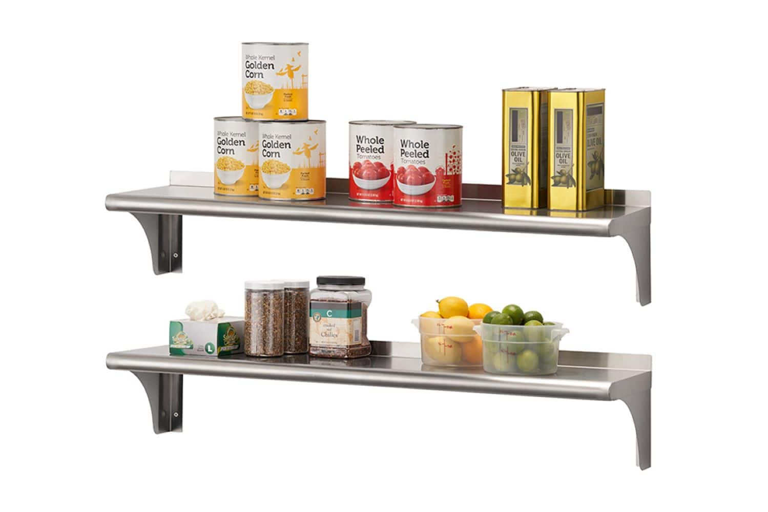 TRINITY EcoStorage® | 48" Wall Shelf | NSF | 2-Pack