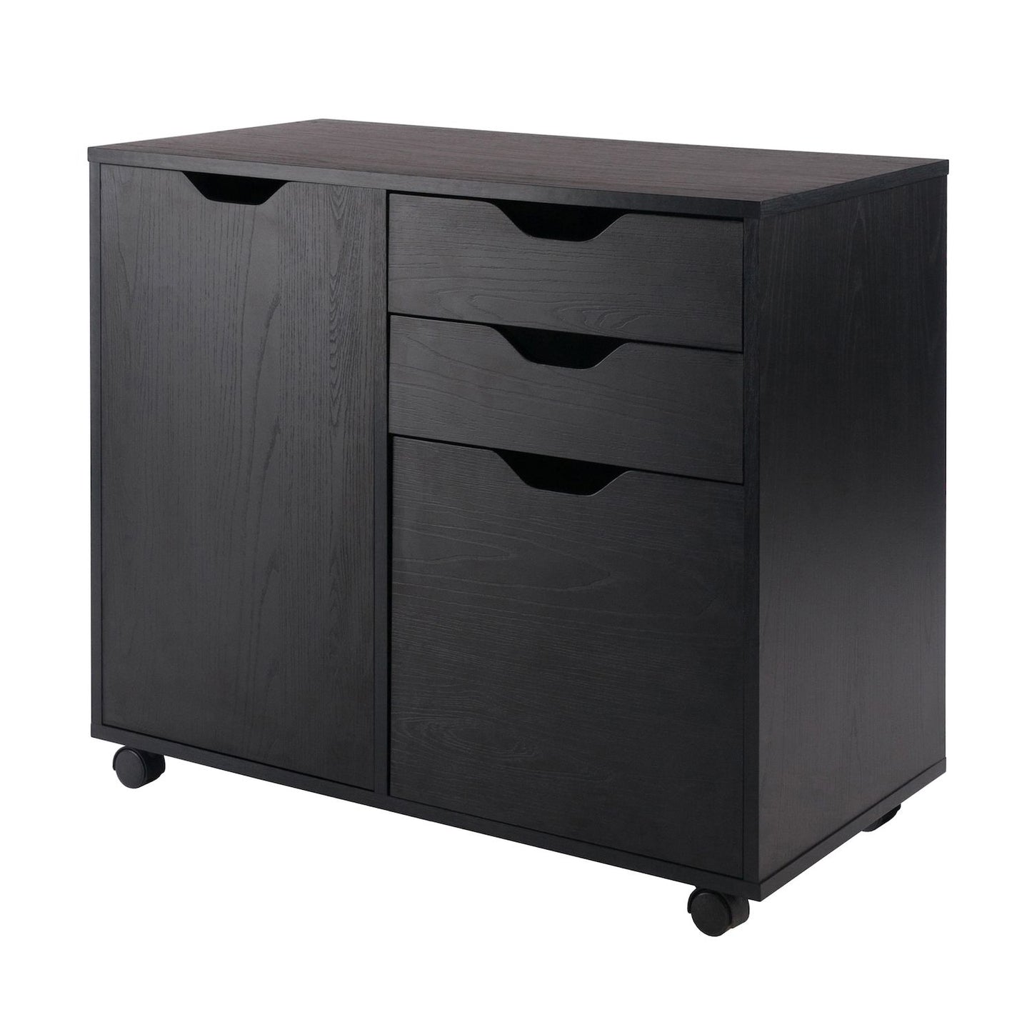 Winsome Halifax 2-Section Mobile Filing Cabinet