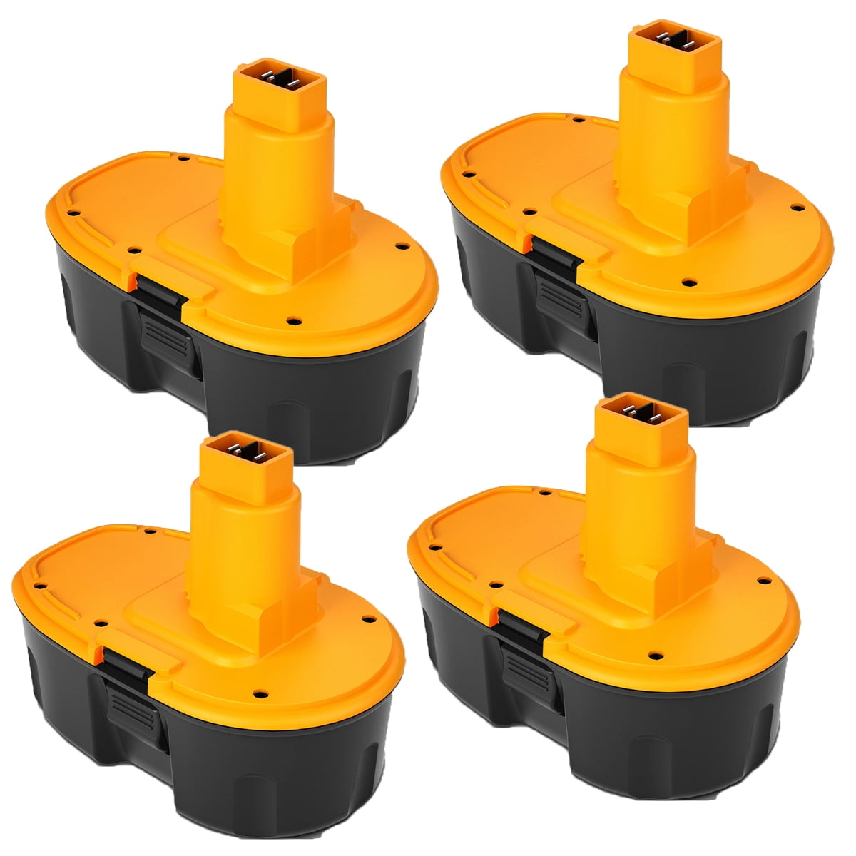 4Pack 4500Ah Replacement for Dewalt 18V Battery DC9098 DC9096 DC9099 DC970 DW9095 DW9096 DW9098 DW9099 DE9095 DE9096 DE9098