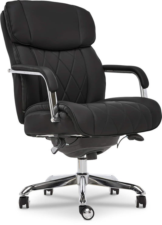 Comfort and Beauty Sutherland Diamond-Quilted Bonded Leather Office Chair