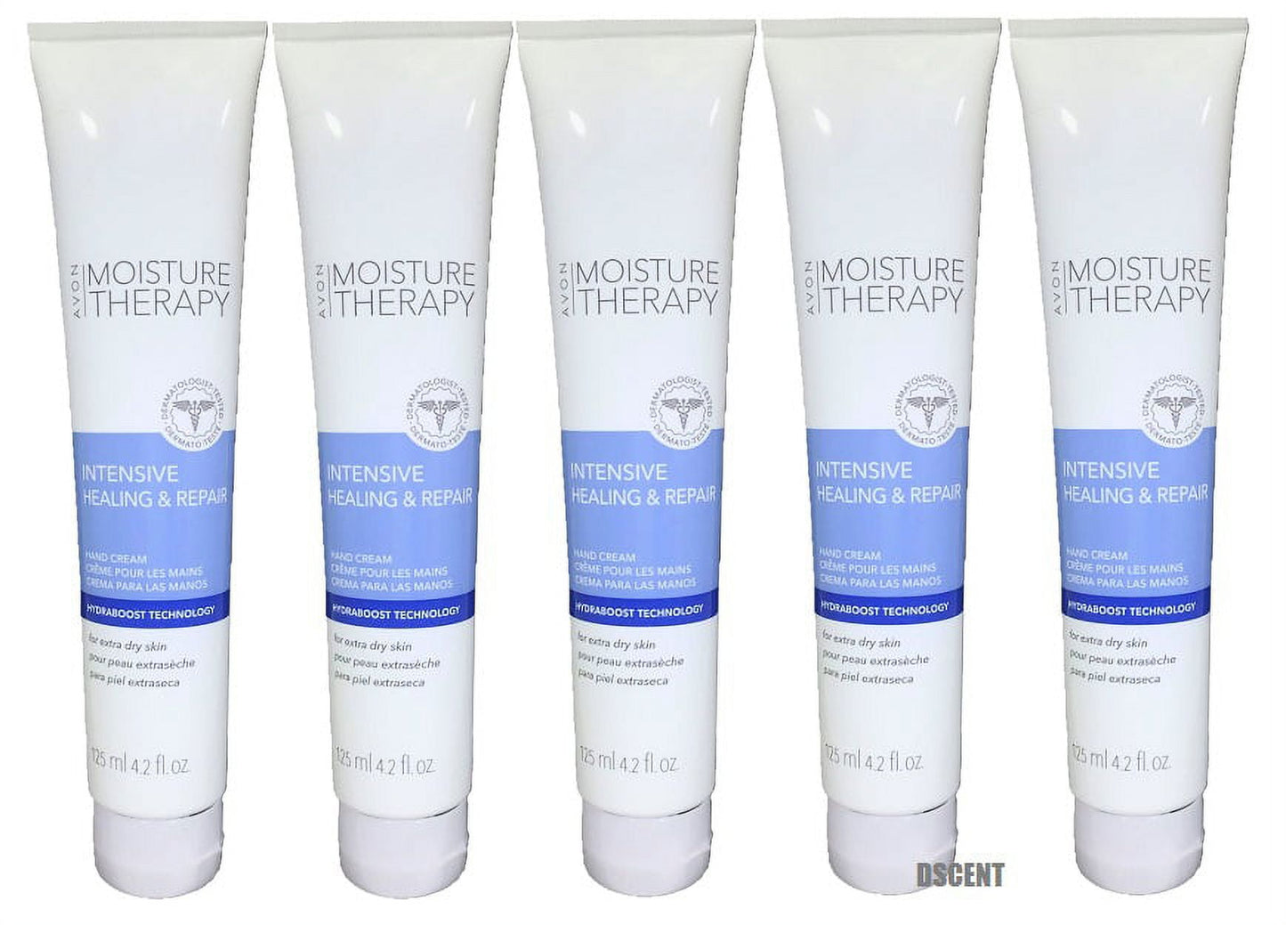 5 Pack Avon Moisture Therapy Intensive Healing&Repair Extra Dry Skin Hand Cream