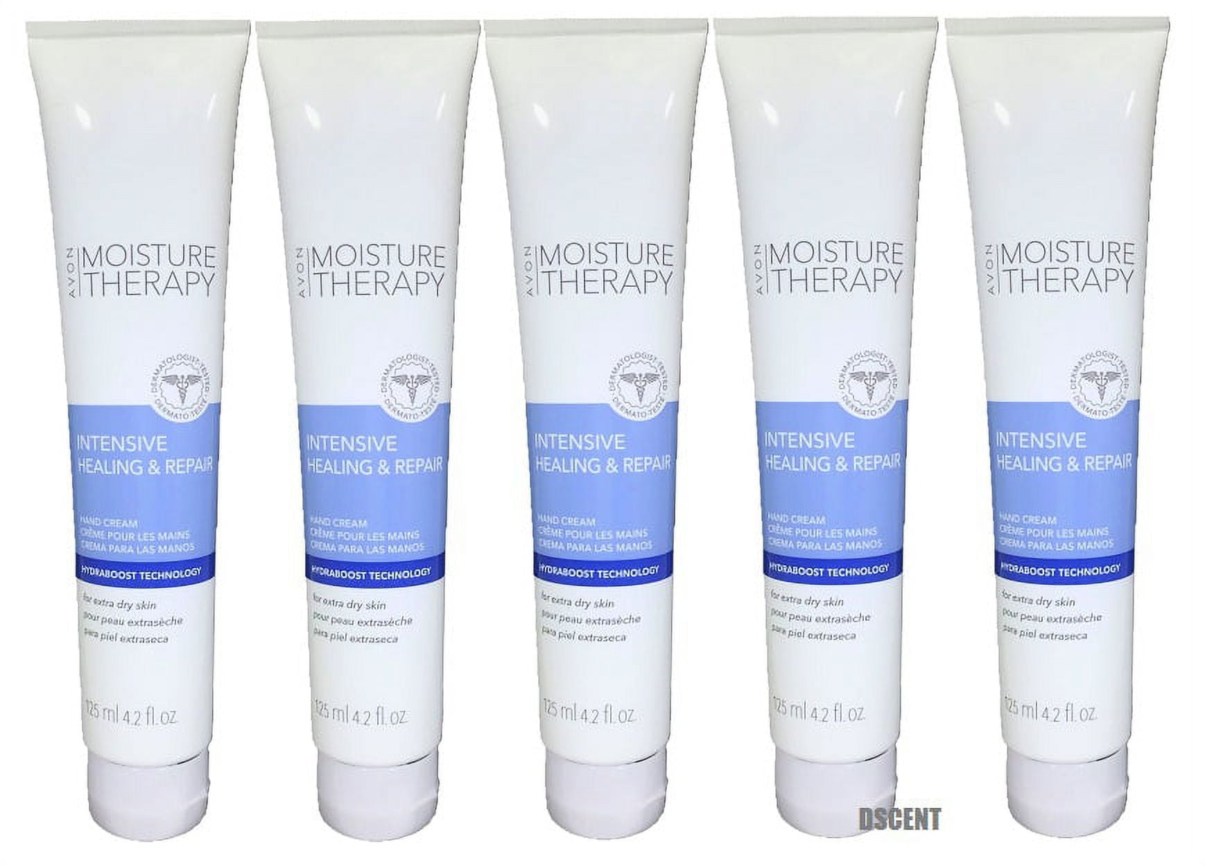 5 Pack Avon Moisture Therapy Intensive Healing&Repair Extra Dry Skin Hand Cream