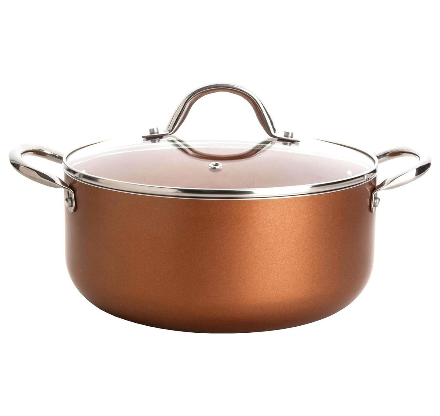 5-Quart Die Cast Aluminium Copper Ceramic Nonstick Dutch Oven