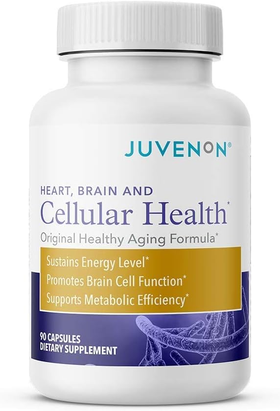 Juvenon NAD+ Optimizer | Acetyl L-Carnitine and Biotin Supplement for Cellular Energy, Metabolism & Repair | Supports Vitality, Heart Health, Cognitive Function & Muscle Strength | 90 Servings