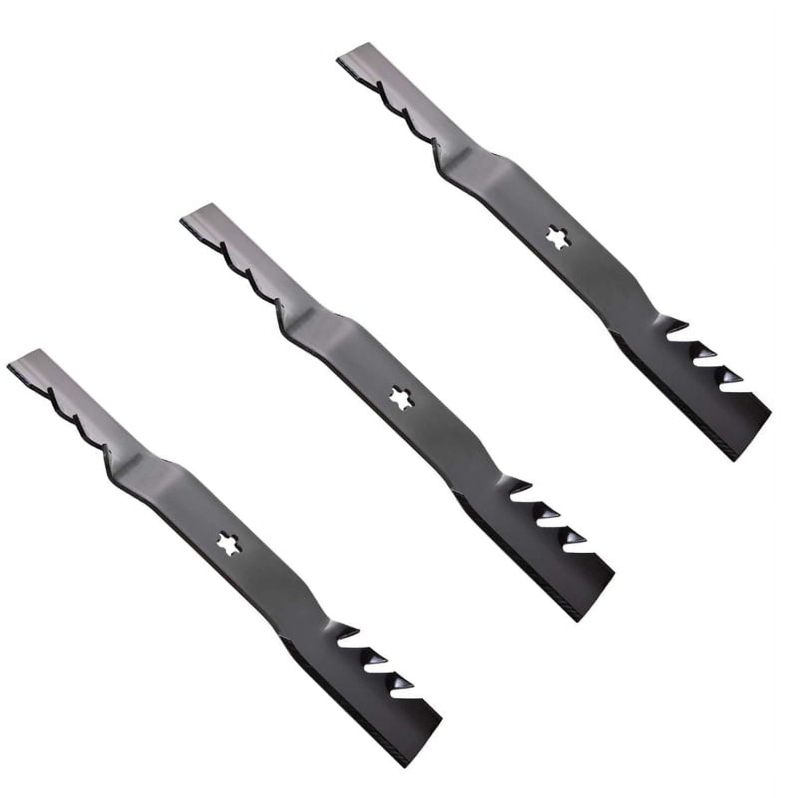 54-Inch Mower Mulch Gator Blades 187254 187255 187256 Husqvarna Craftsman Poulan (3-Pack)