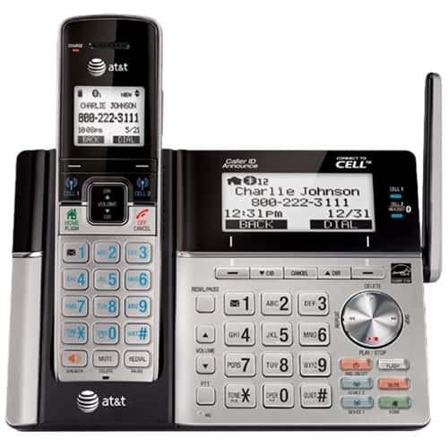 TL96423 DECT 6.0 Expandable Cordless Phone with Bluetooth® Connect to Cell® with 4 Handsets