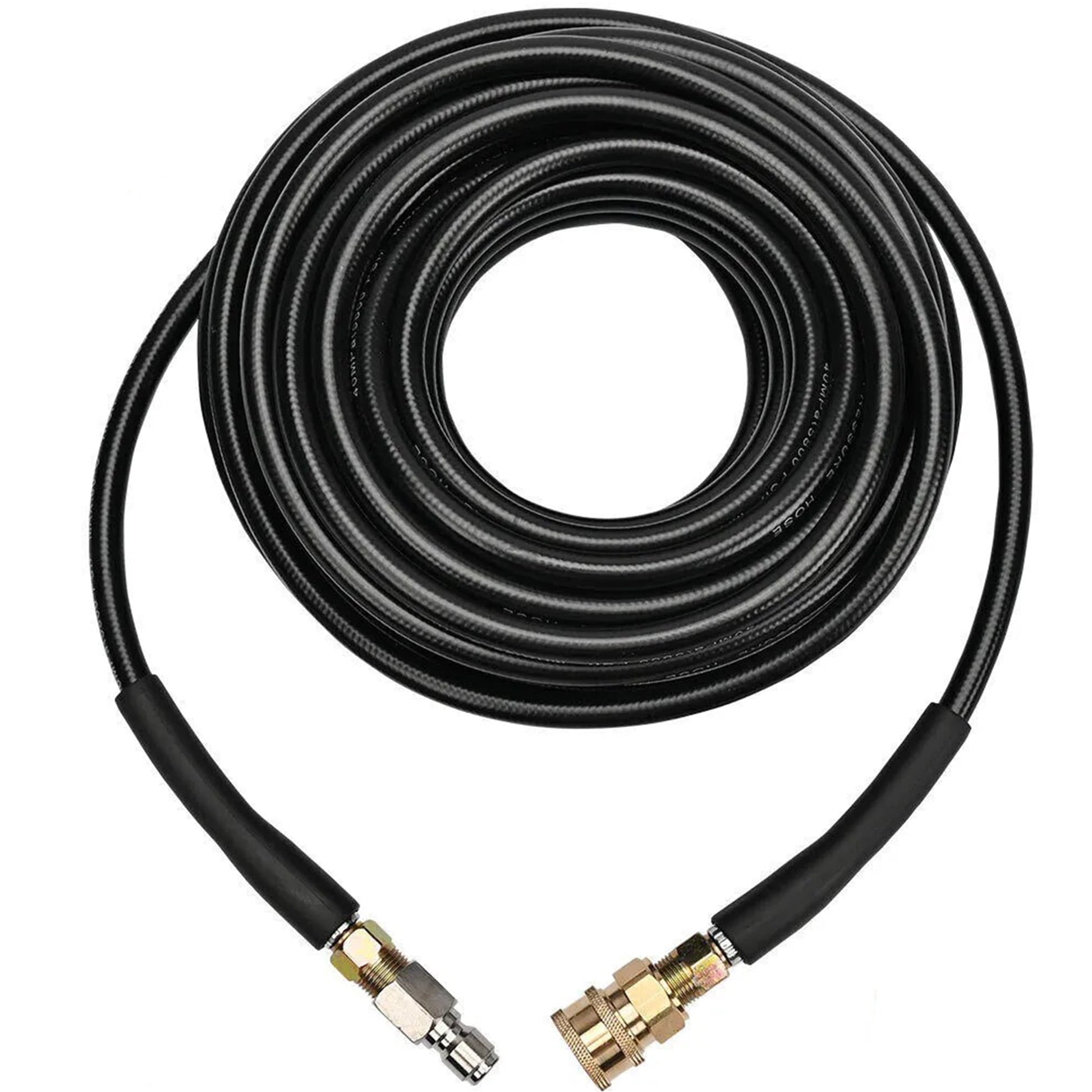 5800 PSI 50FT High Pressure Power Washer Hose, 3/8" Quick Connect, Heavy-Duty, Ideal for Home and Commercial Use