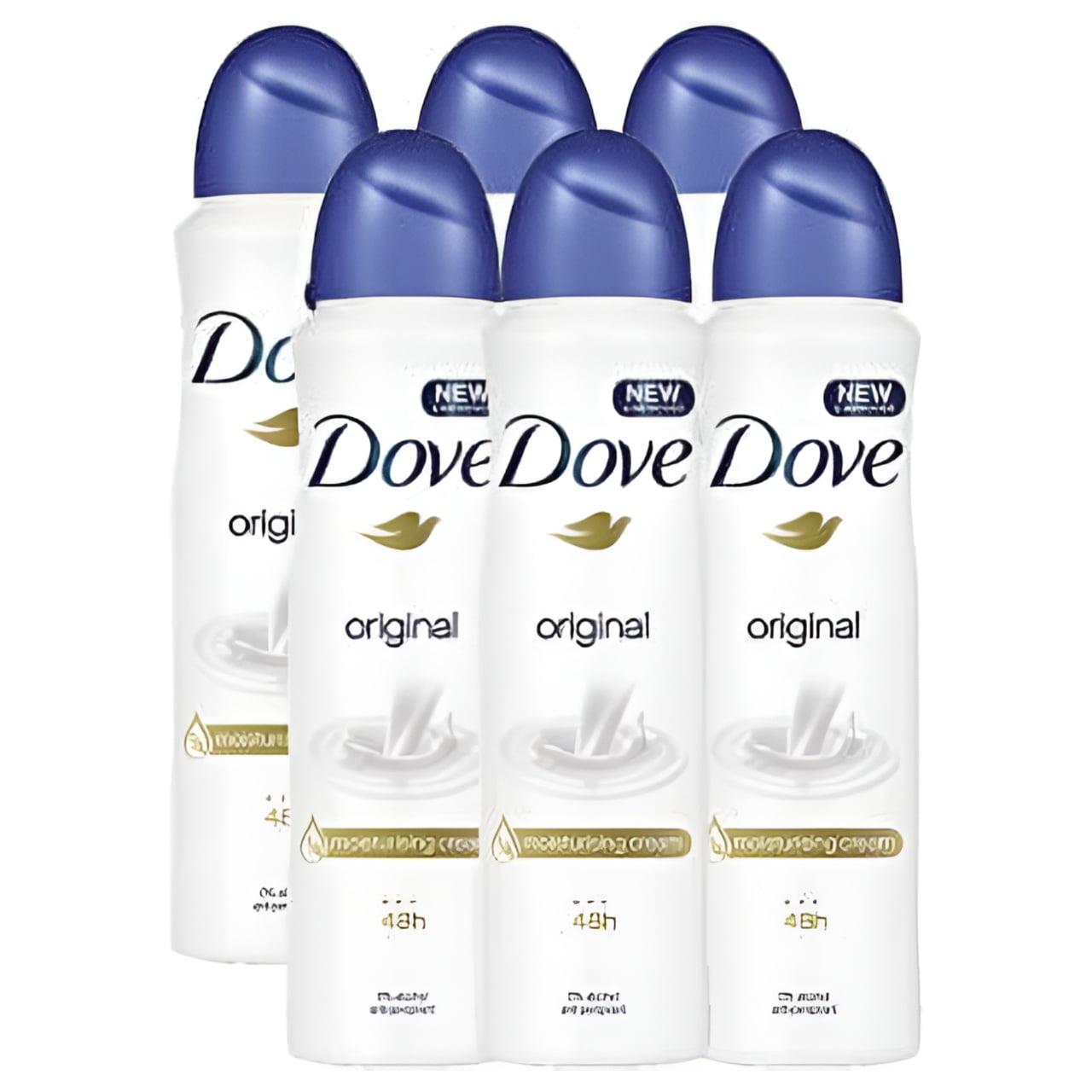 (6 PACK) DOVE Dry Spray Antiperspirant 48 hours, (Original)