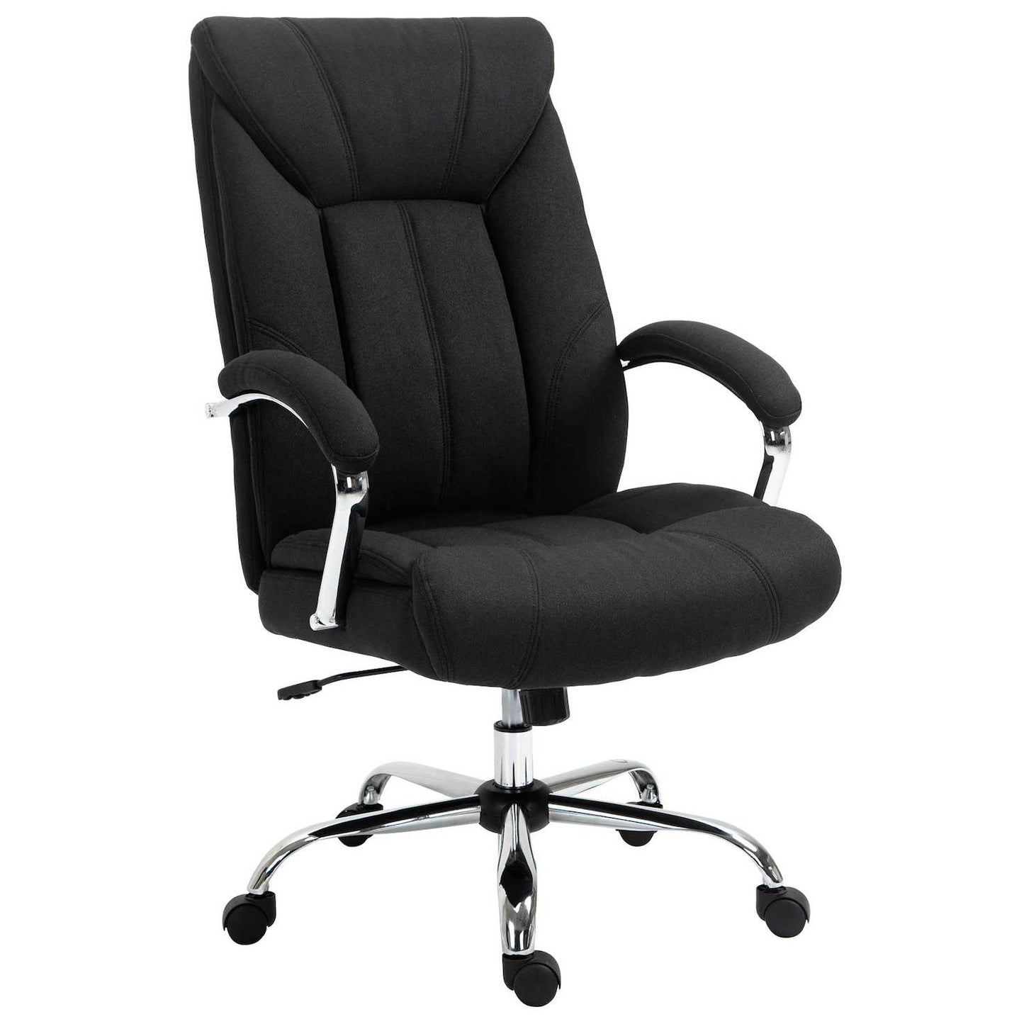 Vinsetto High Back Home Office Chair Computer Desk Chair with Lumbar Back Support and Adjustable Height Black