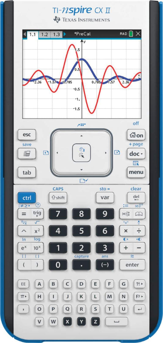 TI-Nspire CX II Handheld Graphing Calculator