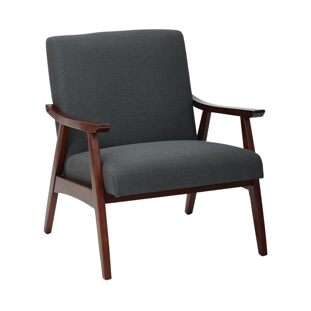 Davis Mid-Century Fabric Armchair