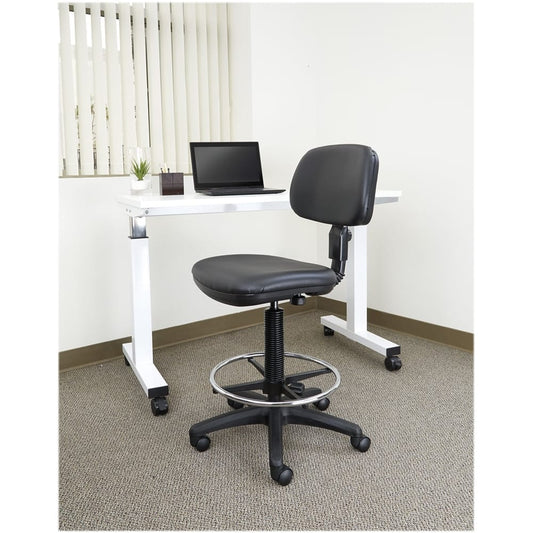 DC Series Vinyl & Molded Foam Drafting Chair