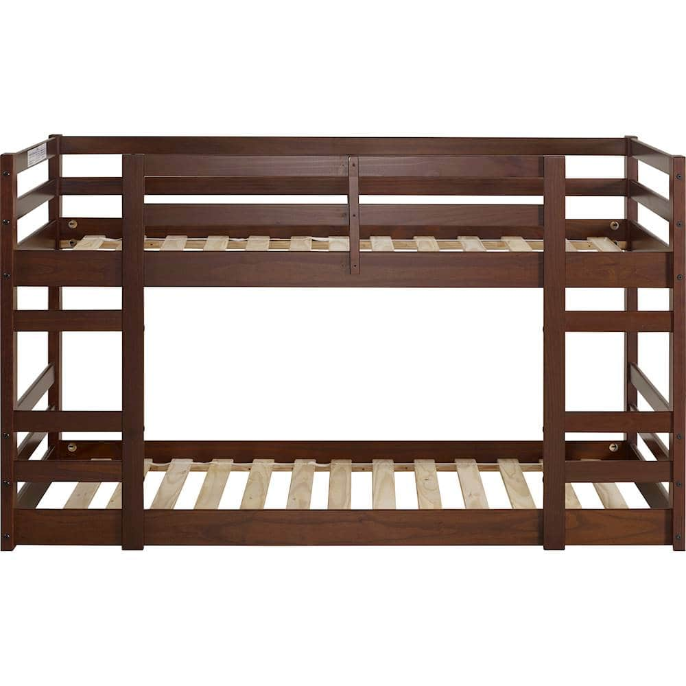 Solid Wood Low Twin over Twin Bunk Bed