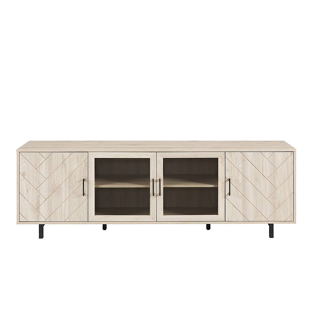 Modern Herringbone TV Stand for TVs up to 80”