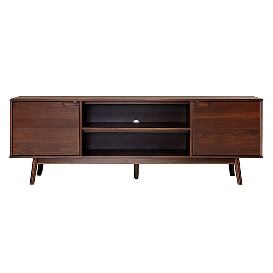 Modern 2 Door Solid Wood TV Stand for TVs up to 80”