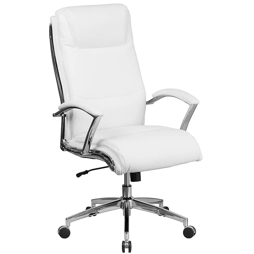 Rebecca Contemporary Leather/Faux Leather Executive Swivel Office Chair