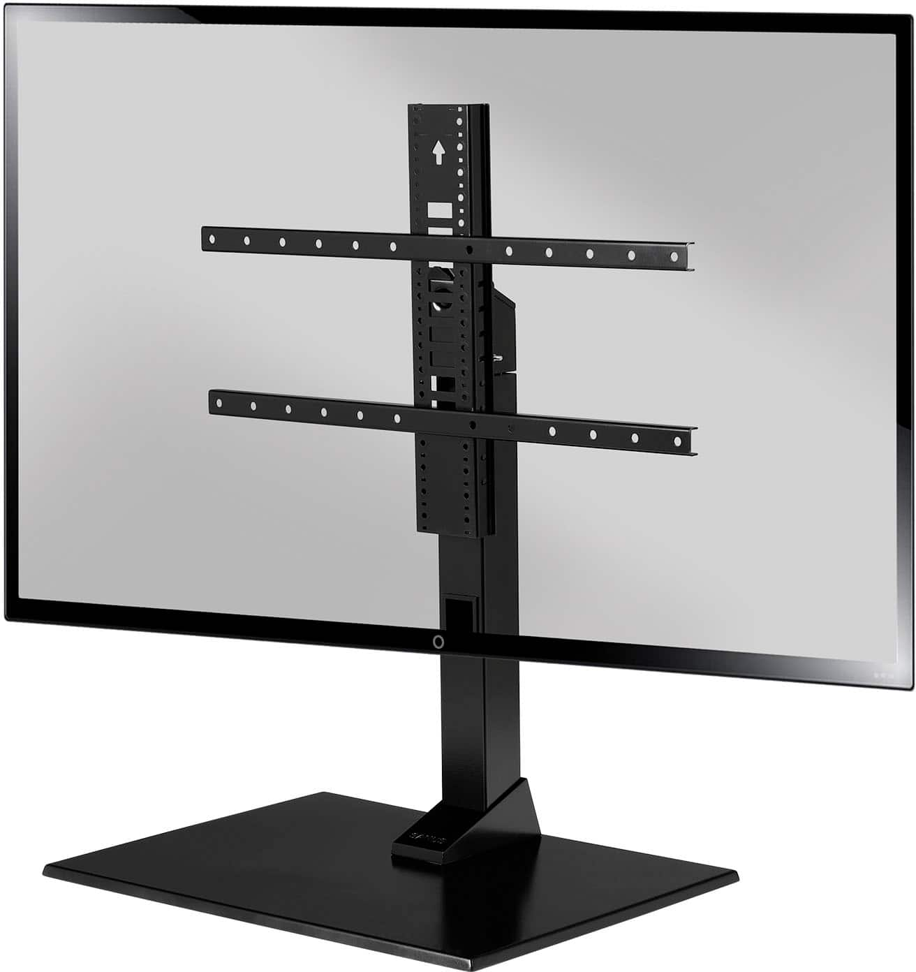 Swivel TV Stand for TVs 40"-86" - Sturdy Base with Swivel, Height Adjustment, and Cable Management